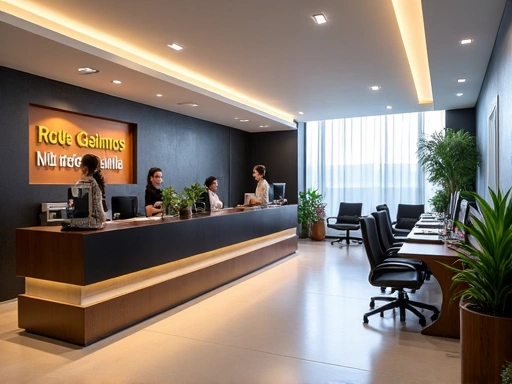 Oficina moderna de Casinos Colombia en Cali con ambiente profesional y acogedor