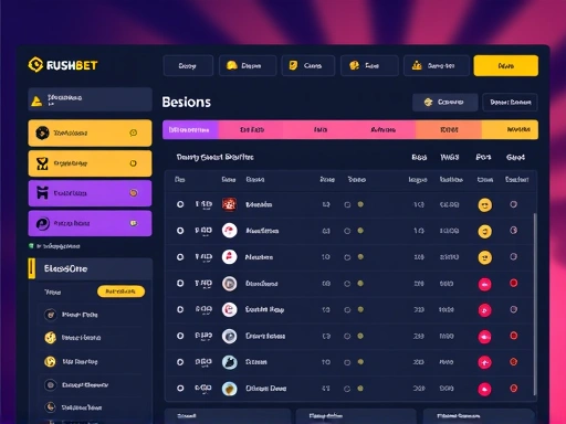 Plataforma Rushbet.co mostrando mercados de apuestas deportivas en vivo